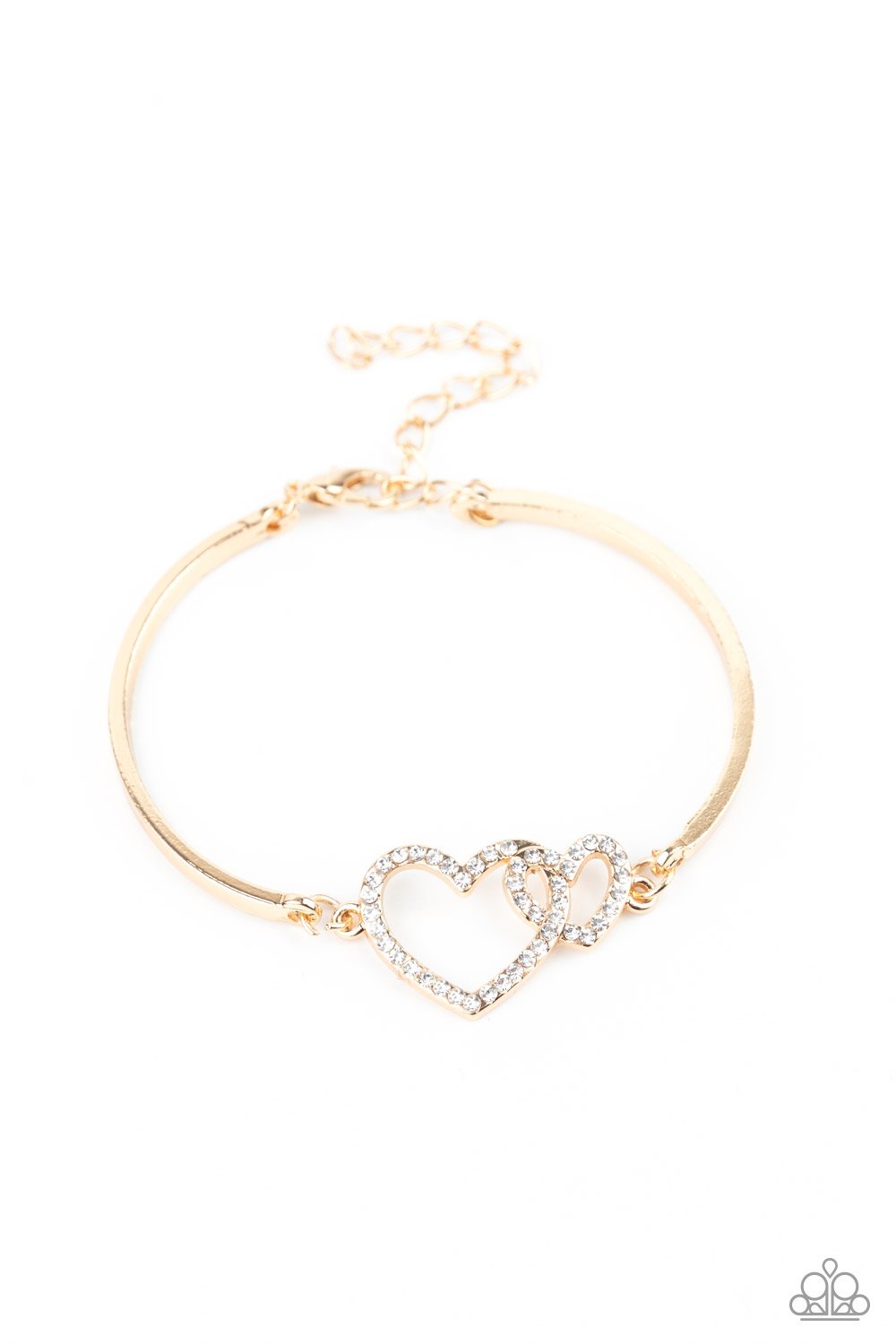 Cupid is Calling - Gold Bracelet - Paparazzi - Dare2bdazzlin N Jewelry