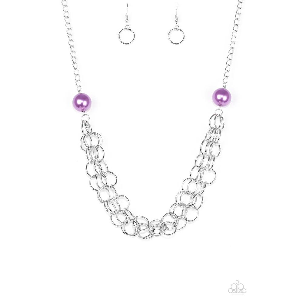 Daring Diva - Purple Necklace - Paparazzi - Dare2bdazzlin N Jewelry