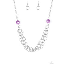 Load image into Gallery viewer, Daring Diva - Purple Necklace - Paparazzi - Dare2bdazzlin N Jewelry
