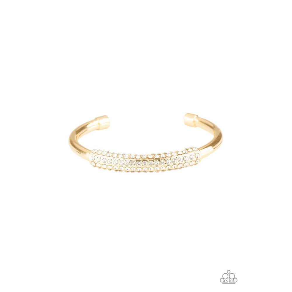 Day By Day Dazzle Gold Bracelet - Paparazzi - Dare2bdazzlin N Jewelry