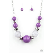 Load image into Gallery viewer, Daytime Drama Purple Necklace - Paparazzi - Dare2bdazzlin N Jewelry
