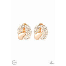 Load image into Gallery viewer, Definitely Date Night - Gold Earrings - Paparazzi - Dare2bdazzlin N Jewelry
