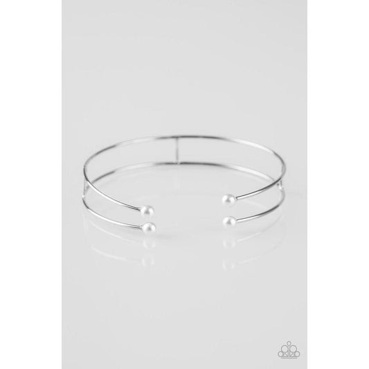 Delicately Demure - Silver Bracelet - Paparazzi - Dare2bdazzlin N Jewelry