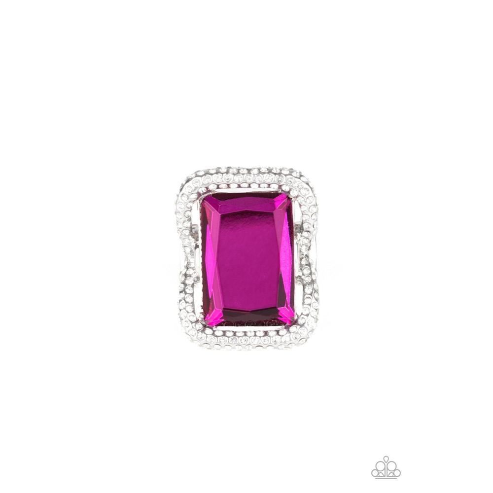 Deluxe Decadence - Pink Ring - Paparazzi - Dare2bdazzlin N Jewelry