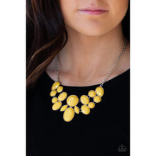 Load image into Gallery viewer, Demi-Diva - Yellow Necklace - Paparazzi - Dare2bdazzlin N Jewelry
