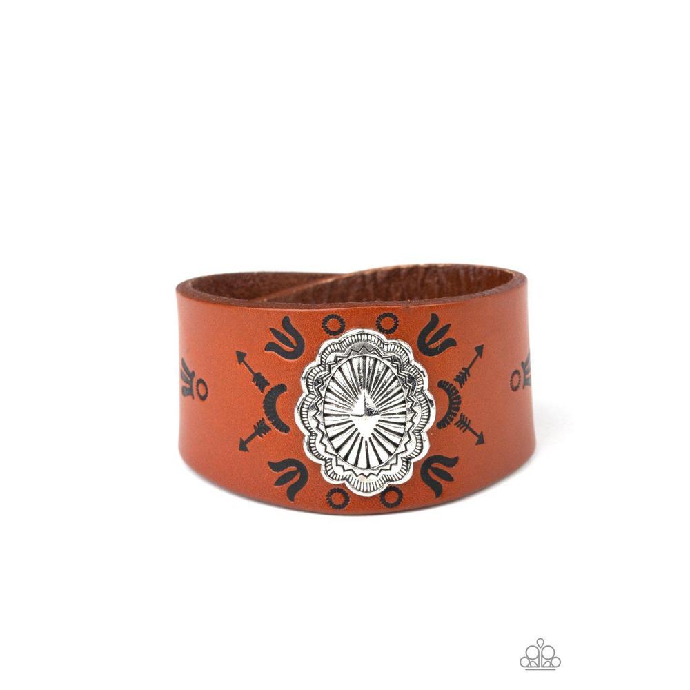 Desert Badlands - Brown Bracelet - Paparazzi - Dare2bdazzlin N Jewelry