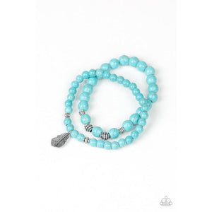 Desert Dove Blue Bracelet - Paparazzi - Dare2bdazzlin N Jewelry
