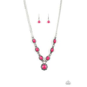 Desert Dreamin - Pink Necklace - Paparazzi - Dare2bdazzlin N Jewelry