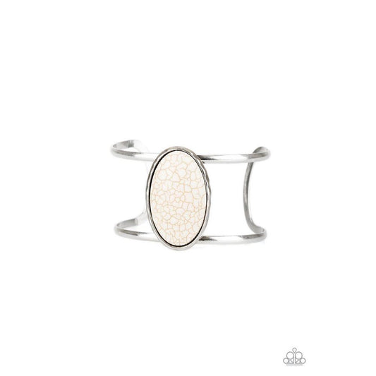 Desert Empress - White Bracelet - Paparazzi - Dare2bdazzlin N Jewelry