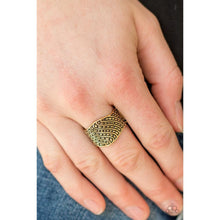Load image into Gallery viewer, Desert Waves - Brass Ring - Paparazzi - Dare2bdazzlin N Jewelry
