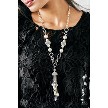 Load image into Gallery viewer, Designated Diva - White Necklace - Paparazzi - Dare2bdazzlin N Jewelry
