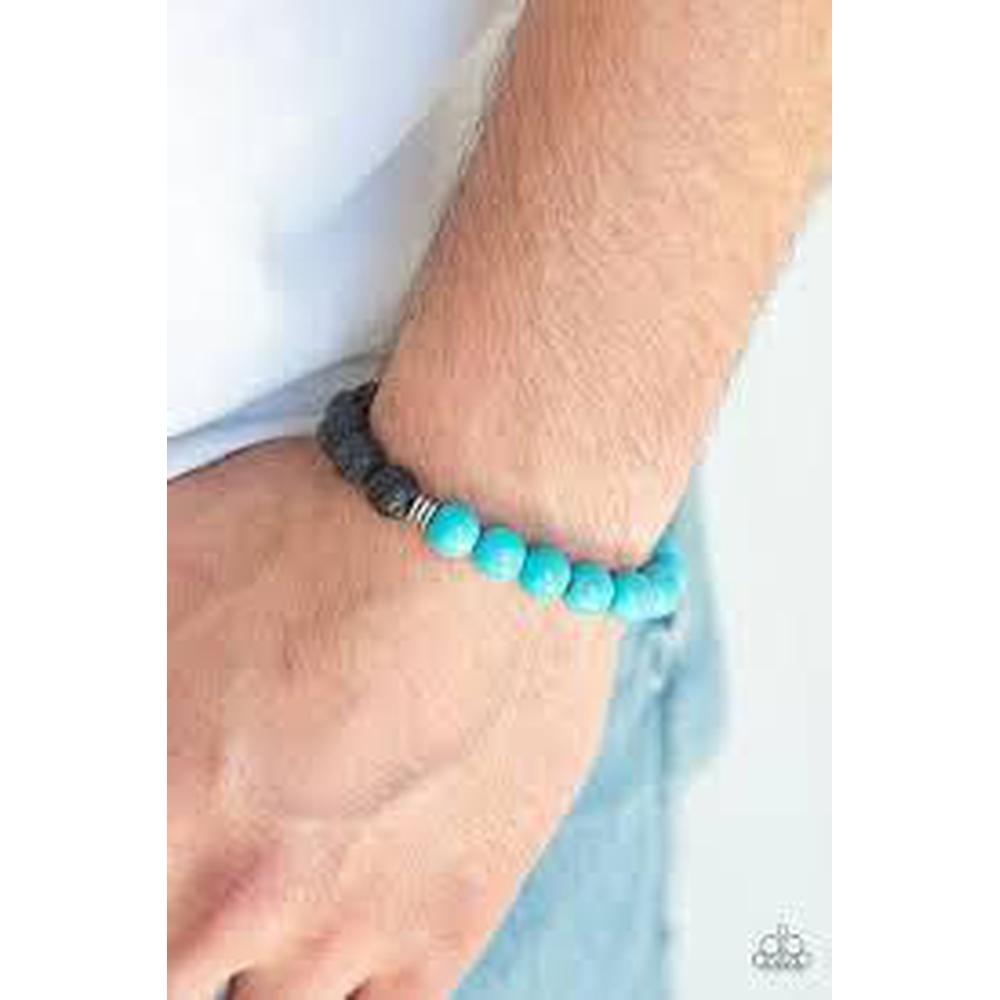 Destiny Blue Urban Bracelet - Paparazzi - Dare2bdazzlin N Jewelry
