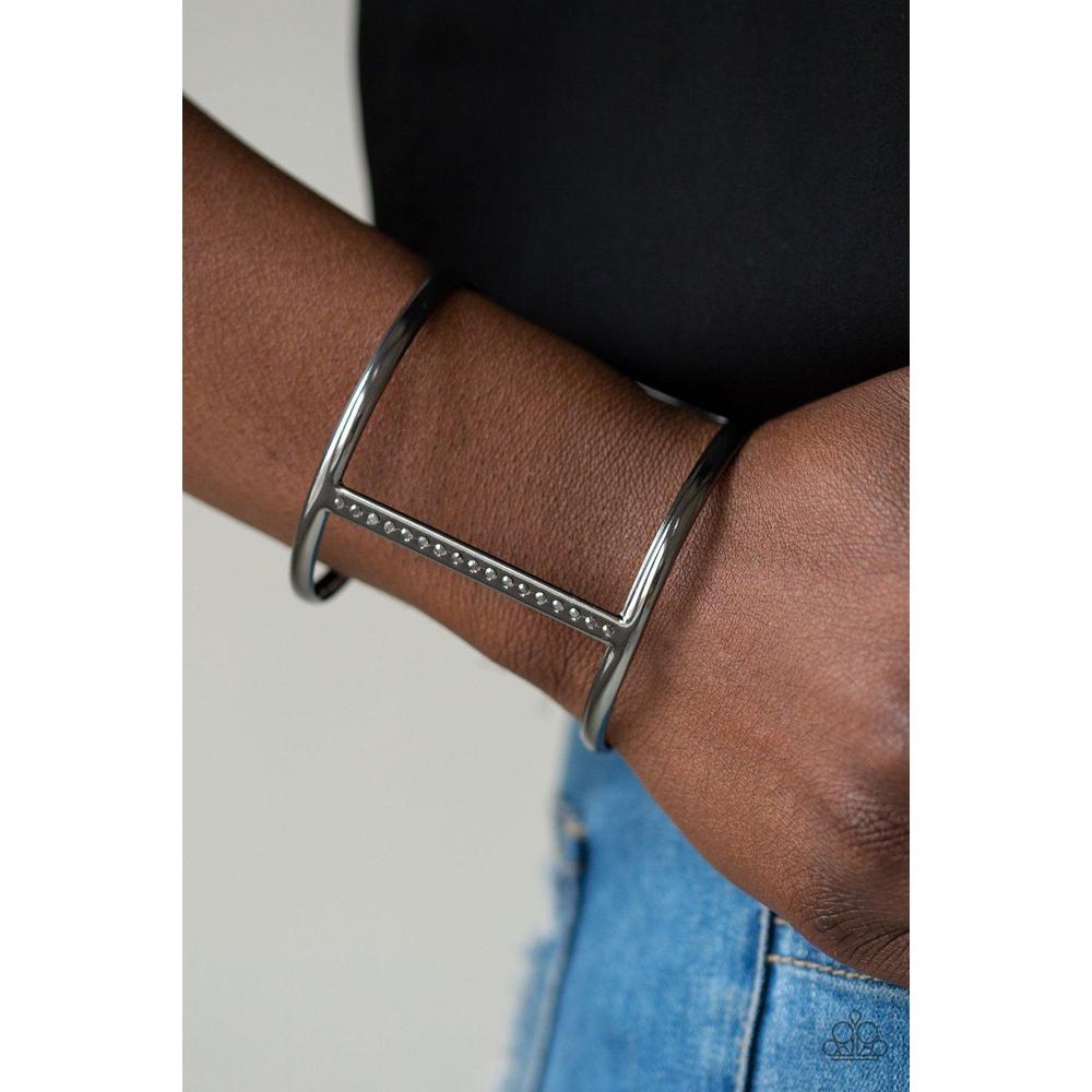 Diamond Deity - Black Bracelet - Paparazzi - Dare2bdazzlin N Jewelry