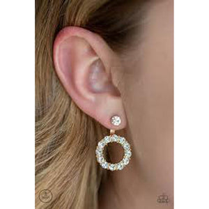 Diamond Halo Earrings - Paparazzi - Dare2bdazzlin N Jewelry