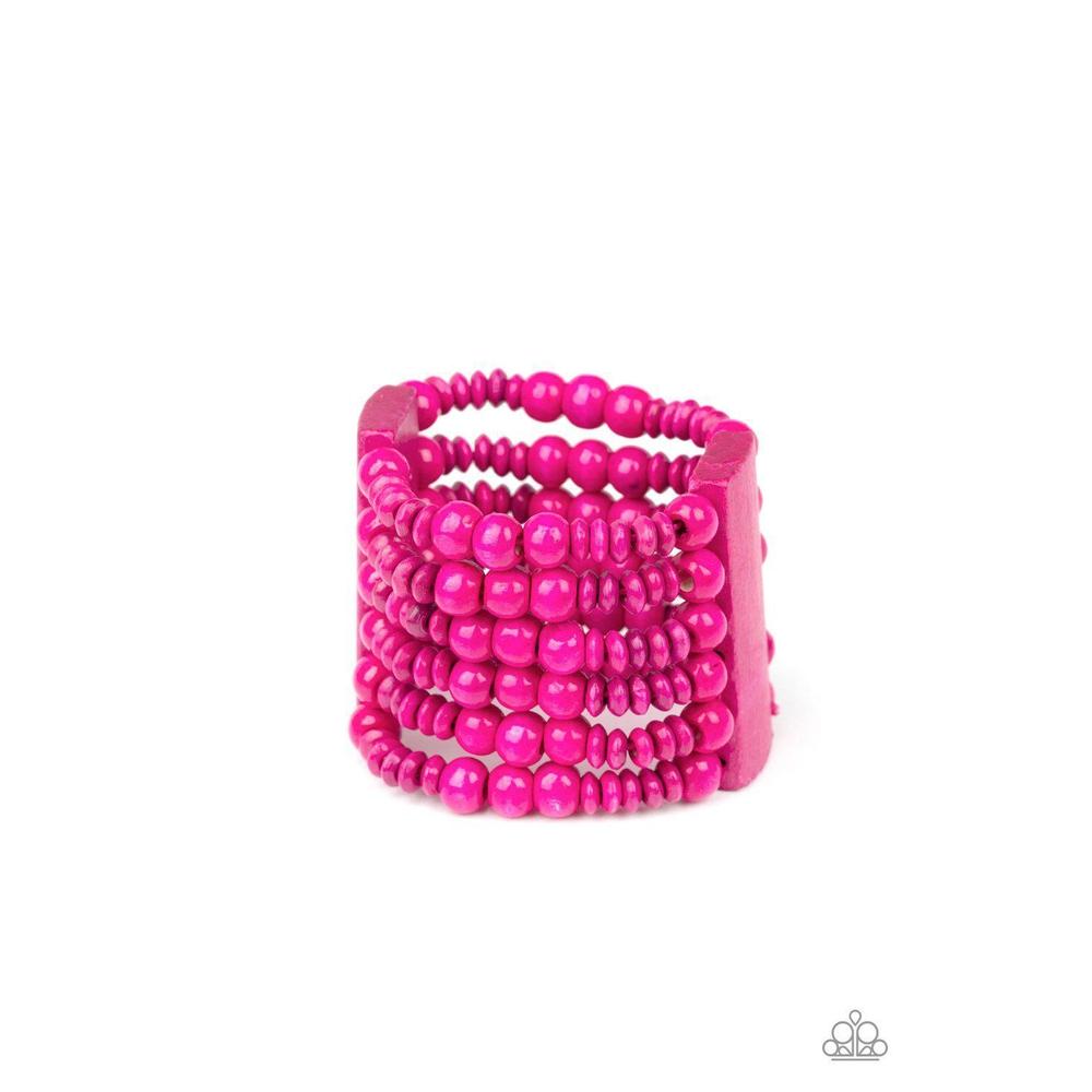Dont Stop BELIZE-ing - Pink Bracelet - Paparazzi - Dare2bdazzlin N Jewelry