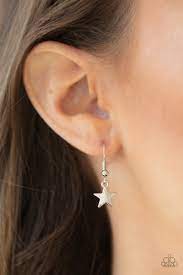 Stellar Stardom Silver Necklace - Paparazzi - Dare2bdazzlin N Jewelry