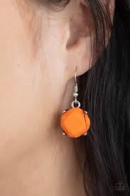 Prismatic Prima Donna Orange Necklace - Paparazzi - Dare2bdazzlin N Jewelry