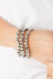 Magnetically Maven Silver Bracelet - Paparazzi - Dare2bdazzlin N Jewelry