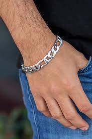 Home Team Silver Urban Bracelet - Paparazzi - Dare2bdazzlin N Jewelry