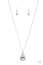 Duchess Decorum Blue Necklace - Paparazzi - Dare2bdazzlin N Jewelry