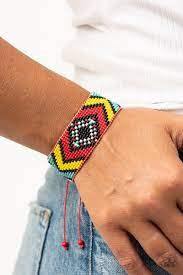 Desert Dive Red Bracelet - Paparazzi - Dare2bdazzlin N Jewelry