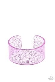 Snap, Crackle, Pop Purple Bracelet - Paparazzi - Dare2bdazzlin N Jewelry