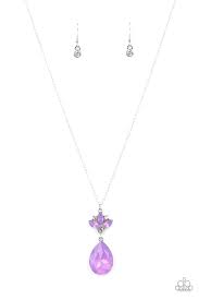 Celestial Shimmer Purple Necklace - Paparazzi - Dare2bdazzlin N Jewelry