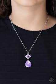 Celestial Shimmer Purple Necklace - Paparazzi - Dare2bdazzlin N Jewelry