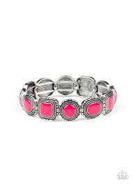 Vividly Vintage - Pink Bracelet - Paparazzi - Dare2bdazzlin N Jewelry