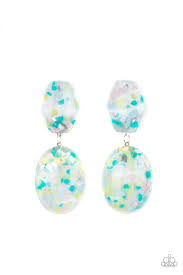 Flaky Fashion Multi Post Earring - Paparazzi - Dare2bdazzlin N Jewelry