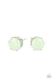 Simply Serendipity Green Post Earrings - Paparazzi - Dare2bdazzlin N Jewelry