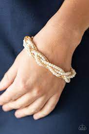 Vintage Variation Gold Bracelet - Paparazzi - Dare2bdazzlin N Jewelry
