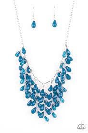 Garden Fairytale Blue Necklace - Paparazzi - Dare2bdazzlin N Jewelry
