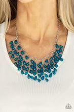 Load image into Gallery viewer, Garden Fairytale Blue Necklace - Paparazzi - Dare2bdazzlin N Jewelry
