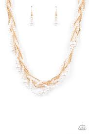 Royal Reminiscence - Gold Necklace - Paparazzi - Dare2bdazzlin N Jewelry