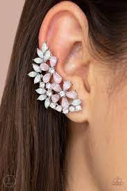 Garden Party Powerhouse Pink Post - Crawlers - Paparazzi - Dare2bdazzlin N Jewelry