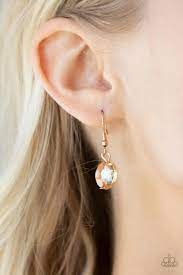 Cosmic Closeup Gold Necklace - Paparazzi - Dare2bdazzlin N Jewelry