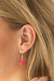 Trending Tropicana Pink Necklace - Paparazzi - Dare2bdazzlin N Jewelry