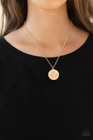 Give Thanks Gold Necklace - Paparazzi - Dare2bdazzlin N Jewelry