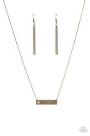 Spread Love Brass Necklace - Paparazzi - Dare2bdazzlin N Jewelry