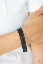 Load image into Gallery viewer, Life is Tough Black Urban Bracelet - Paparazzi - Dare2bdazzlin N Jewelry
