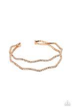 Load image into Gallery viewer, Delicate Dazzle Gold Bracelet - Paparazzi - Dare2bdazzlin N Jewelry
