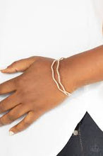 Load image into Gallery viewer, Delicate Dazzle Gold Bracelet - Paparazzi - Dare2bdazzlin N Jewelry
