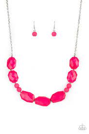 Melrose Melody Pink Necklace - Paparazzi - Dare2bdazzlin N Jewelry
