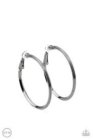 City Classic Black Clip On Earring - Paparazzi - Dare2bdazzlin N Jewelry