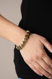 Extra Exposure Brass Bracelet - Paparazzi - Dare2bdazzlin N Jewelry