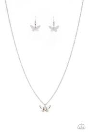 Flutter Love Multi Necklace - Paparazzi - Dare2bdazzlin N Jewelry