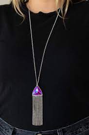 Proudly Prismatic Pink Necklace - Paparazzi - Dare2bdazzlin N Jewelry