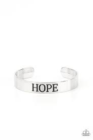 Hope Makes the World Go Round Black Bracelet - Paparazzi - Dare2bdazzlin N Jewelry