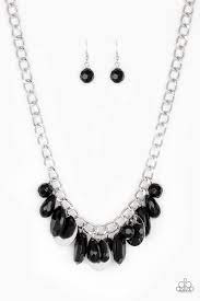 Treasure Shore Black Necklace - Paparazzi - Dare2bdazzlin N Jewelry